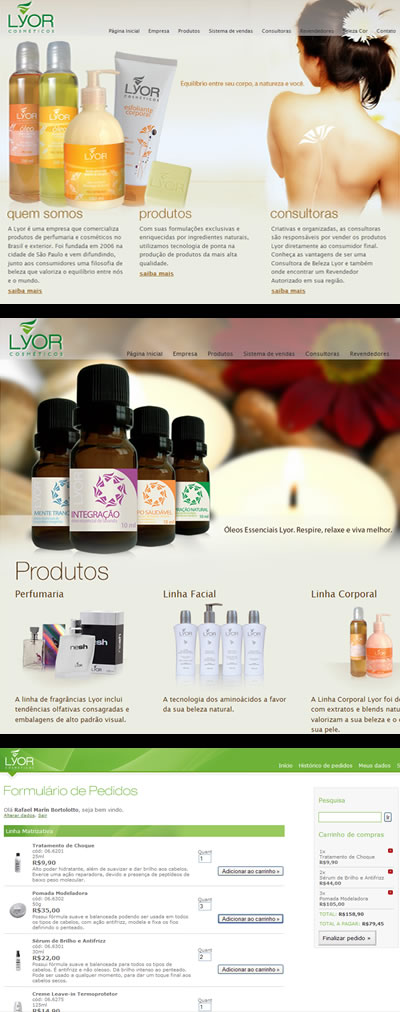 Site Lyor Cosméticos